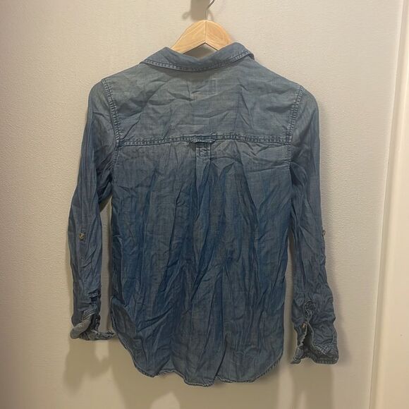 American Eagle Outfitters woman’s denim long sleeve shirt - Picture 6 of 11